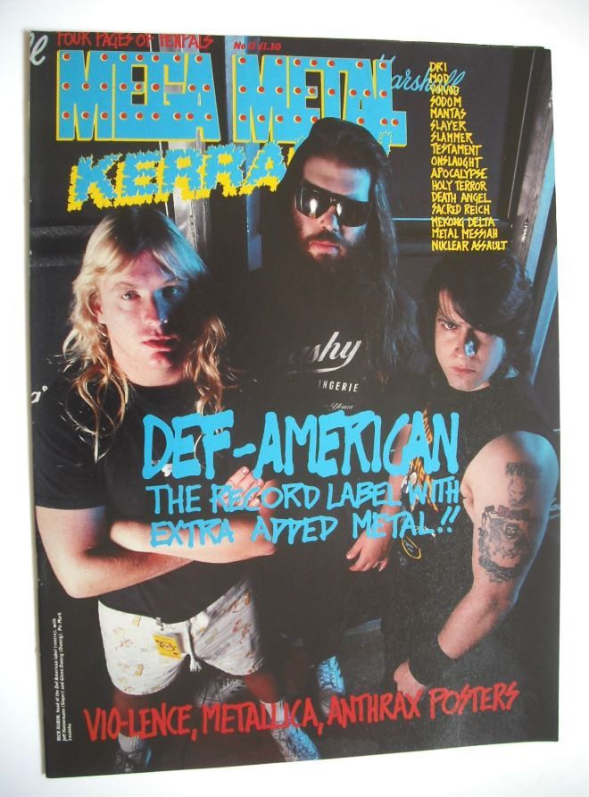 Mega Metal Kerrang magazine (No 12)