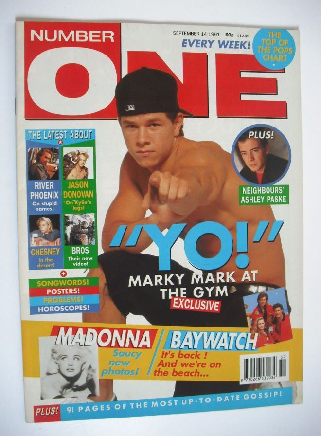 NUMBER ONE Magazine - Marky Mark cover (14 September 1991)