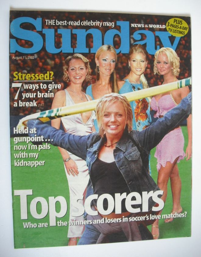 Sunday magazine - 11 August 2002 - Top Scorers cover