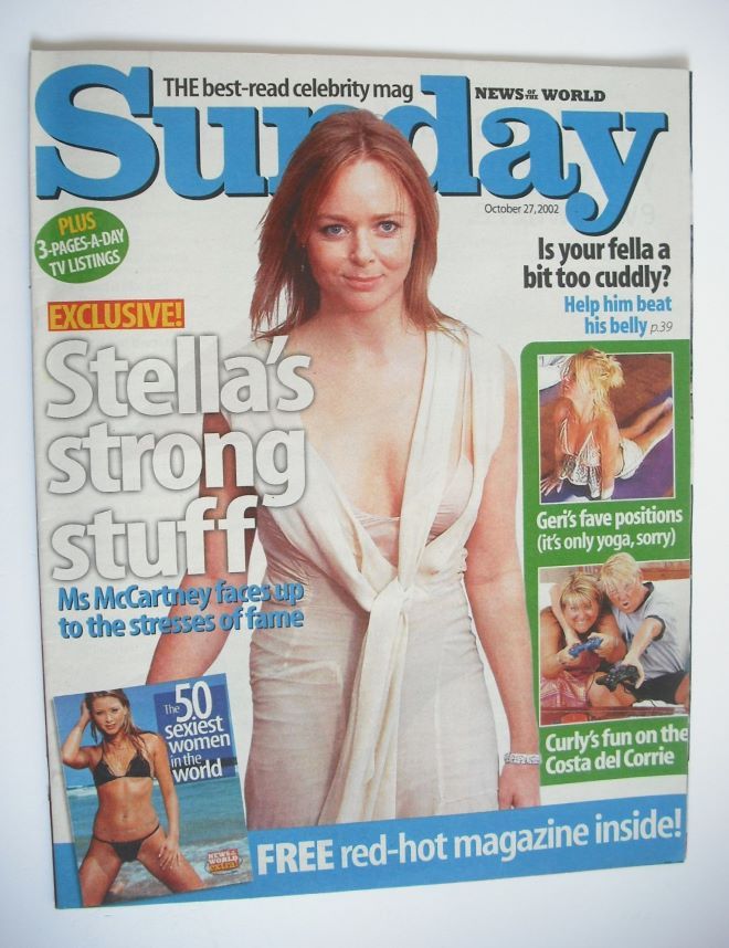 Sunday magazine - 27 October 2002 - Stella McCartney cover