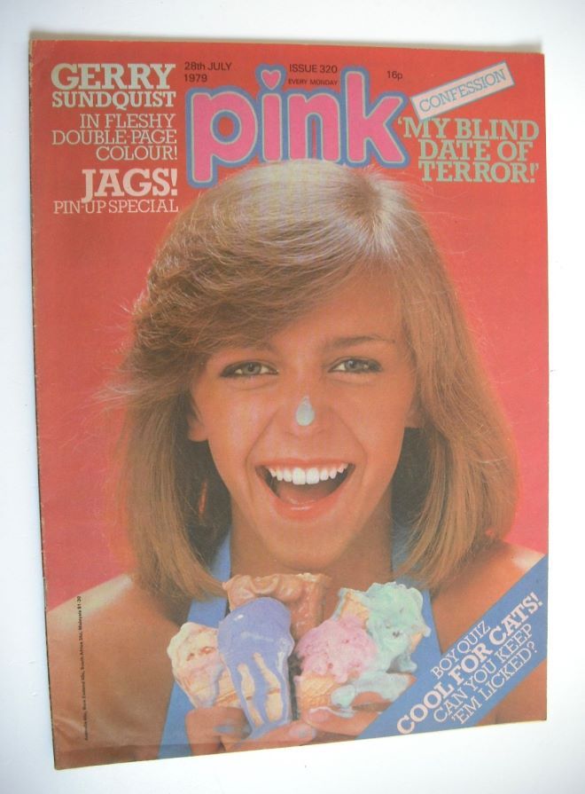 Pink magazine - 28 July 1979 - Leslie Ash cover