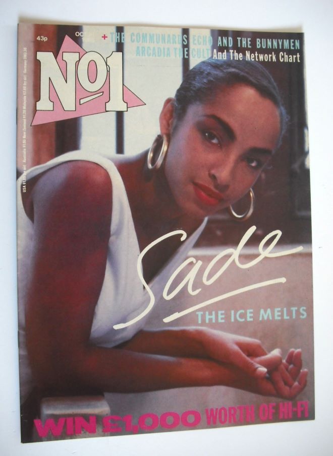 No 1 Magazine - Sade cover (26 October 1985)