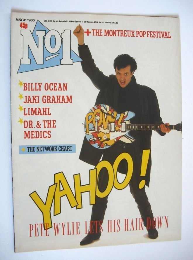 No 1 Magazine - Pete Wylie cover (31 May 1986)