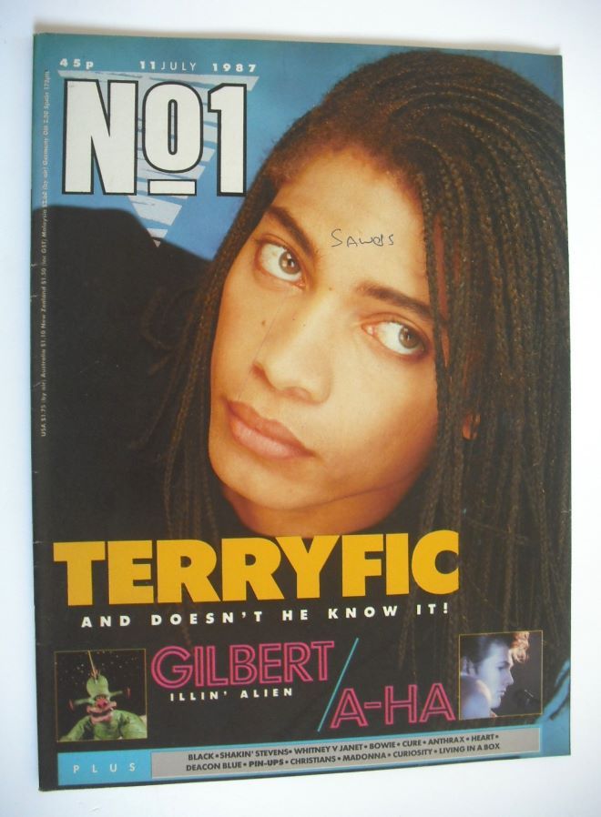<!--1987-07-11-->No 1 Magazine - Terence Trent D'Arby cover (11 July 1987)