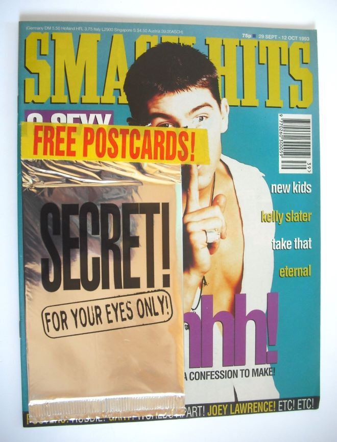 Smash Hits magazine - Bad Boys Inc cover (29 September - 12 October 1993)