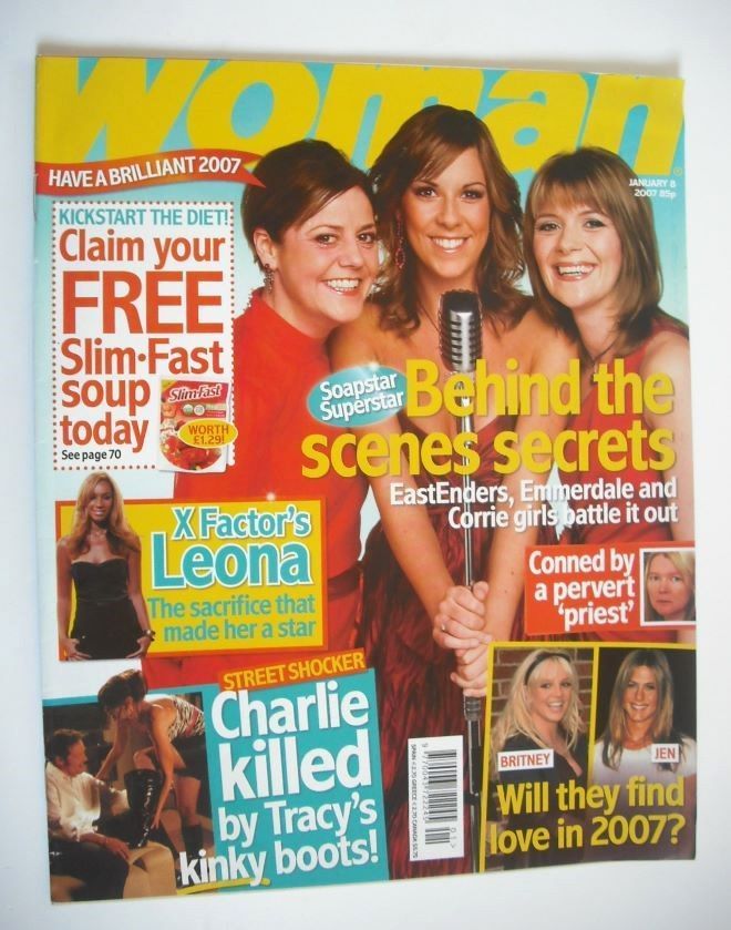Woman magazine - Soap Girls cover (8 January 2007)