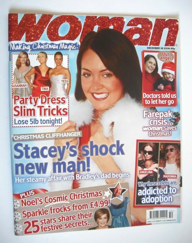 Woman magazine - Lacey Turner cover (18 December 2006)