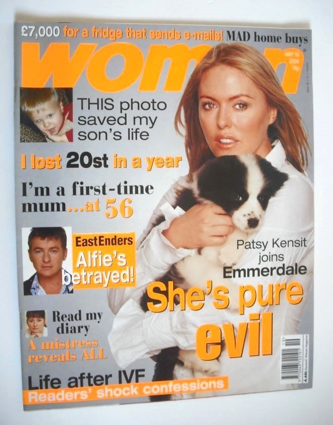 Woman magazine - Patsy Kensit cover (10 May 2004)
