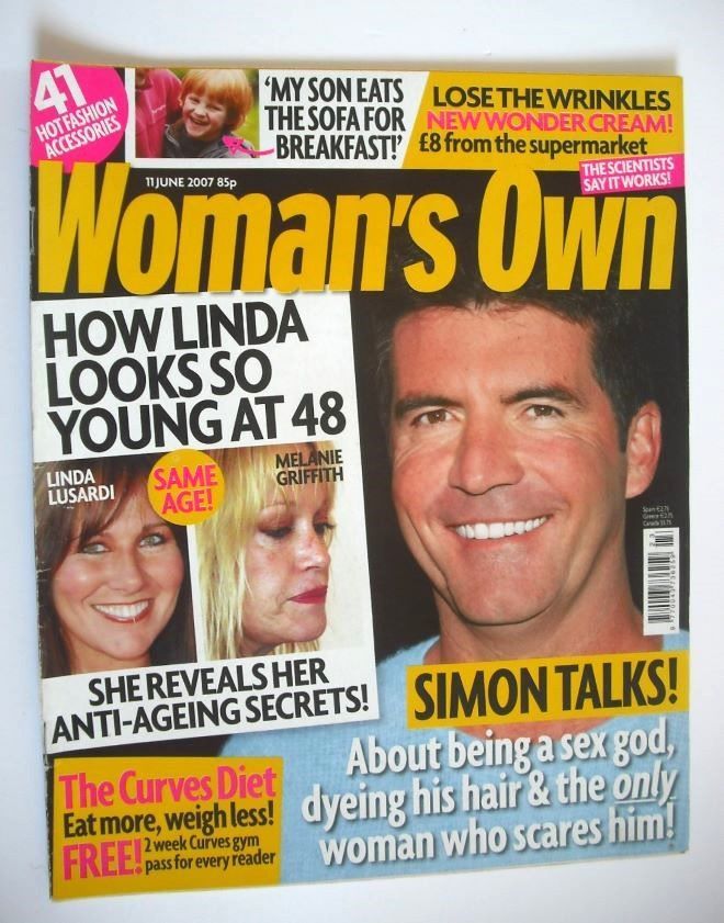 Woman's Own magazine - 11 June 2007 - Simon Cowell cover