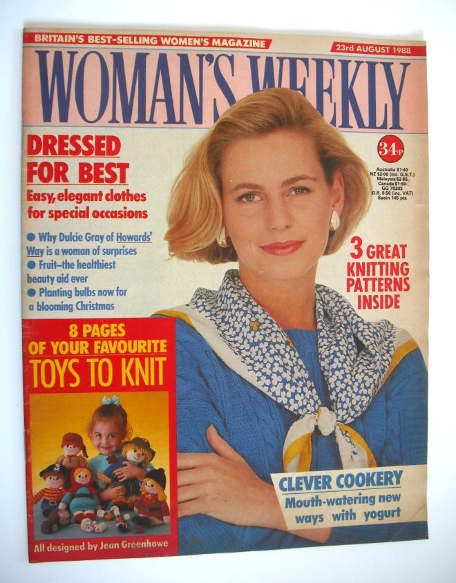 Woman's Weekly magazine (23 August 1988 - British Edition)