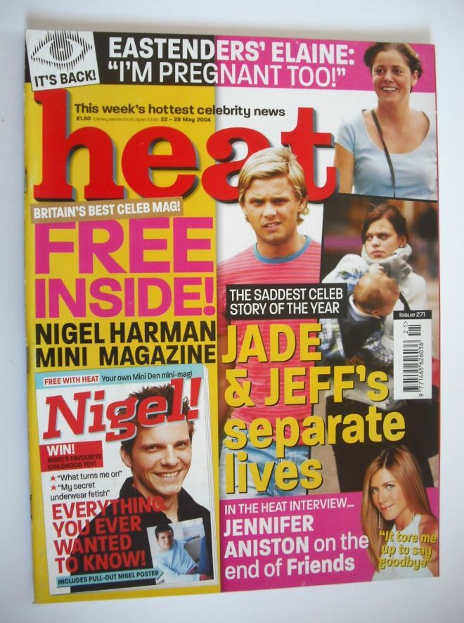 <!--2004-05-22-->Heat magazine - Jade Goody and Jeff Brazier cover (22-28 M