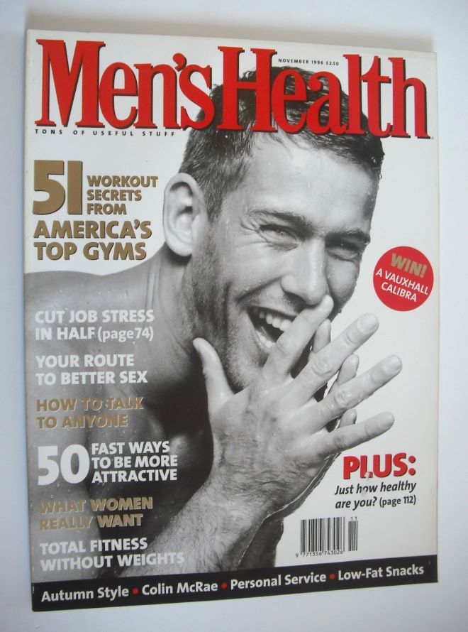 British Men's Health magazine - November 1996 - Oliver Lange cover