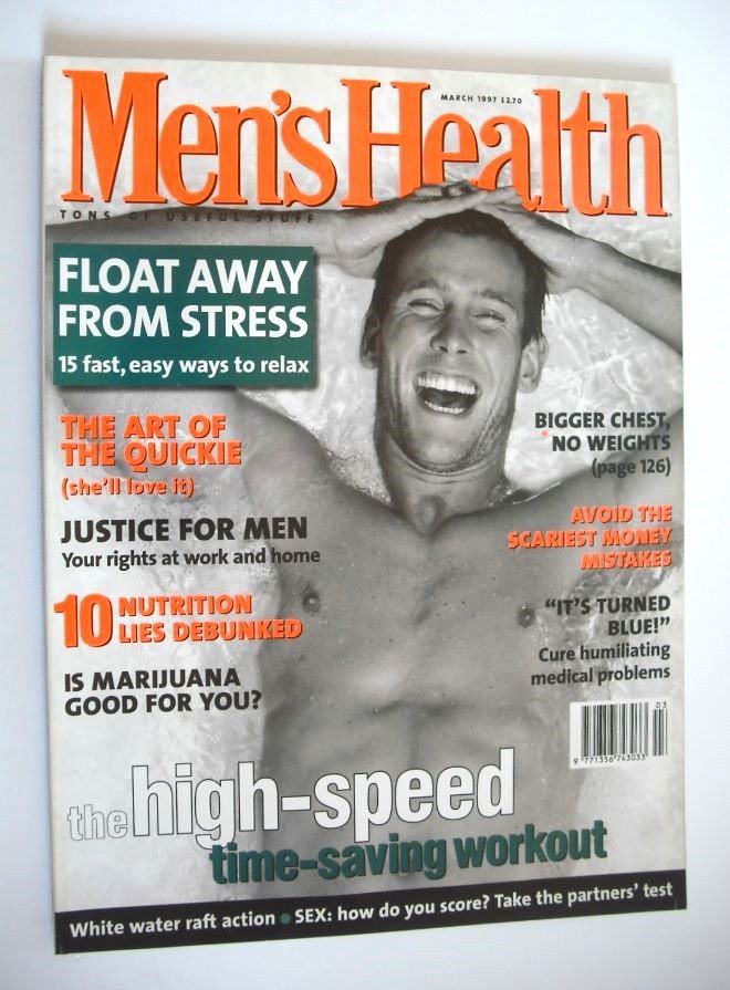 British Men's Health magazine - March 1997 - Oliver Lange cover
