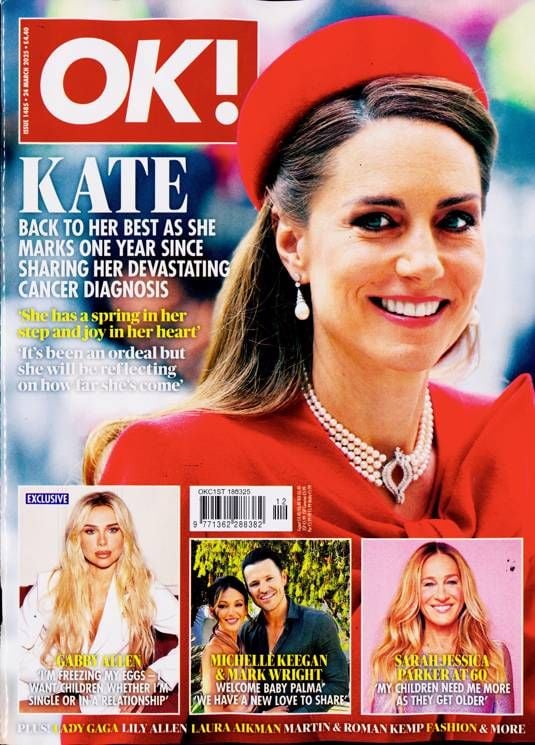 OK! magazine - Kate Middleton cover (24 March 2025 - Issue 1485)