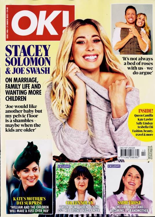 OK! magazine - Stacey Solomon cover (31 March 2025 - Issue 1486)