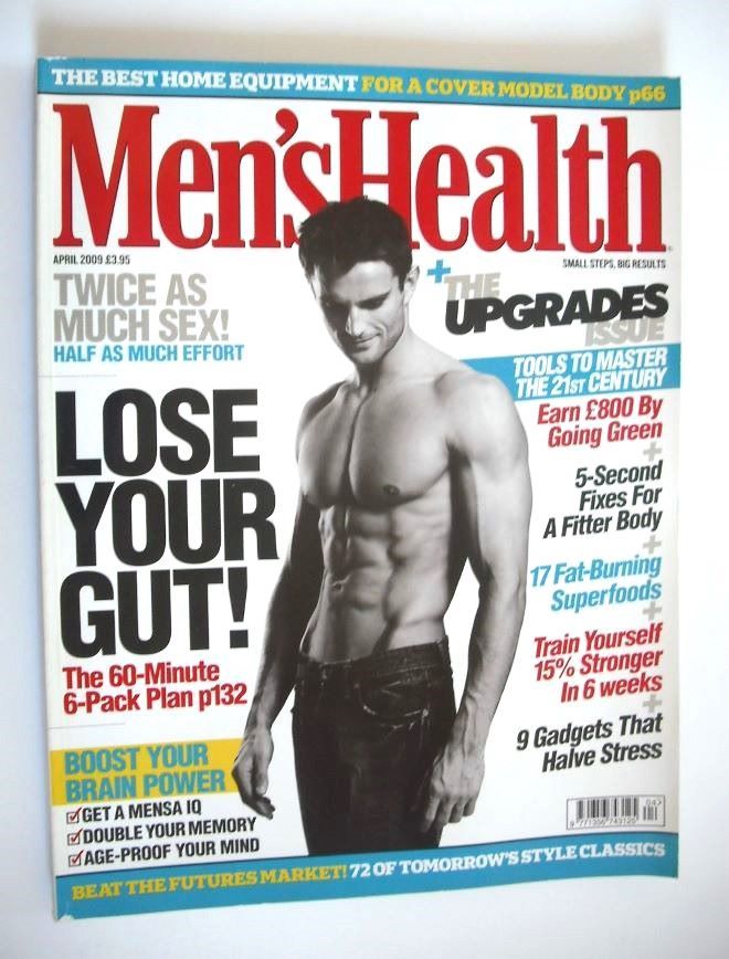 British Men's Health magazine - April 2009 - Peter Sheath cover