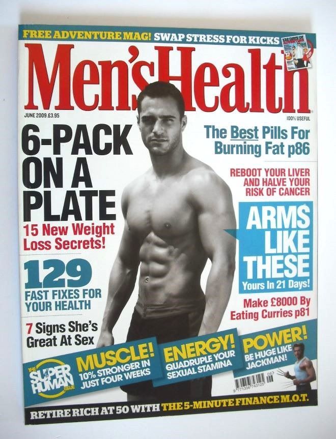 British Men's Health magazine - June 2009 - Marco Dapper cover