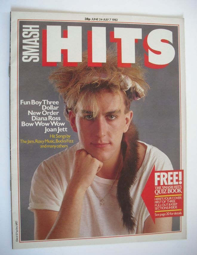 Smash Hits magazine - Terry Hall cover (24 June - 7 July 1982)