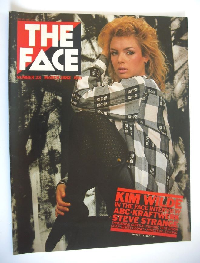 The Face magazine - Kim Wilde cover (March 1982 - Issue 23)