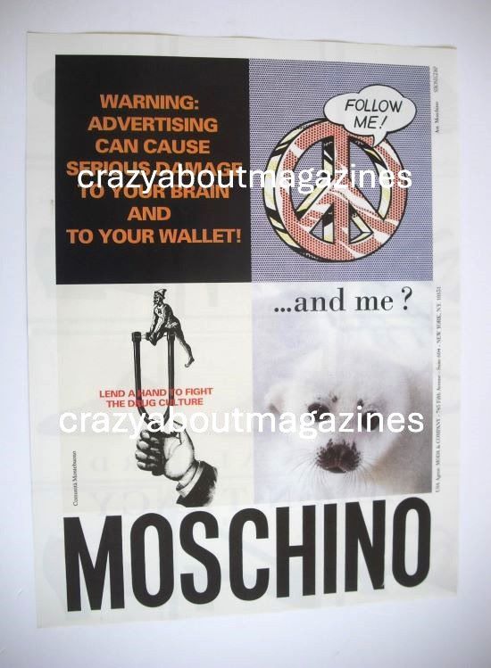 Moschino advertisement page (ref. MO0001)
