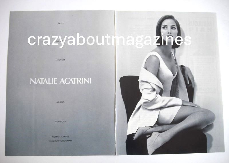 Natalie Acatrini advertisement page (ref. NA0001)