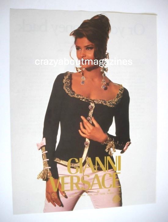 Gianni Versace advertisement page (ref. GV0001)