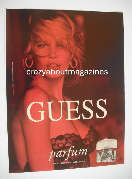 Guess parfum original advertisement page (ref. GU0001)