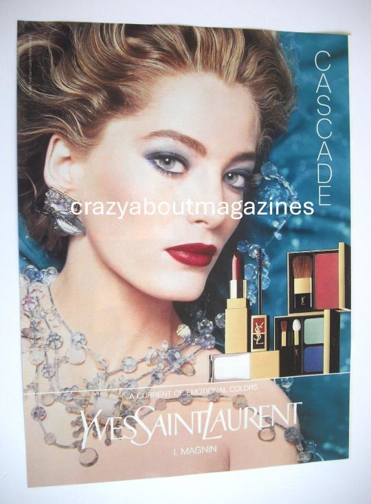 YSL cosmetics advertisement page (ref. YS0002)