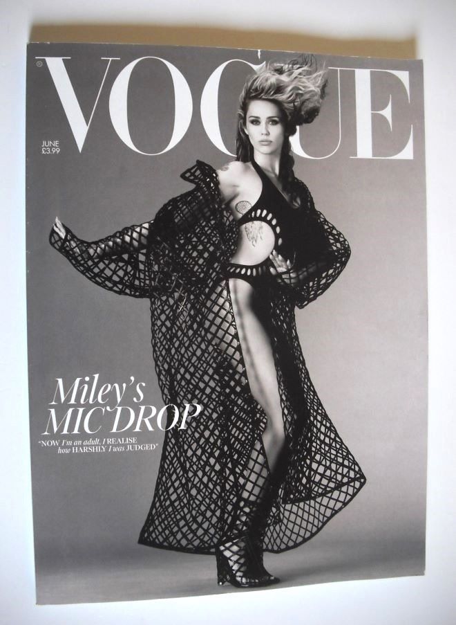 British Vogue magazine - June 2023 - Miley Cyrus cover (Subscriber's Issue)