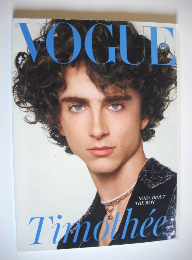 British Vogue magazine - October 2022 - Timothee Chalamet cover (Subscriber's Issue)