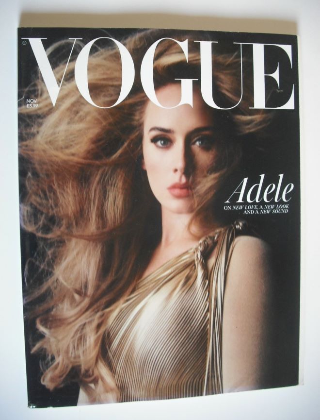 British Vogue magazine - November 2021 - Adele cover (Subscriber's Issue)