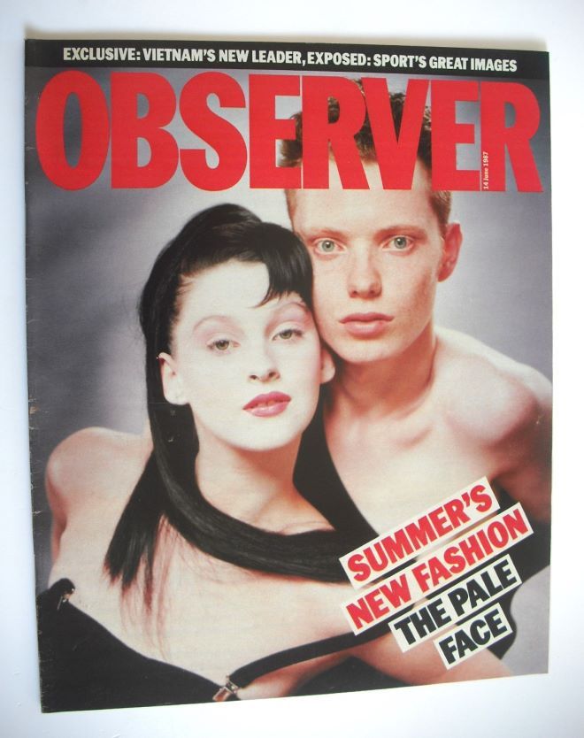 The Observer magazine - Summer's New Fashion cover (14 June 1987)