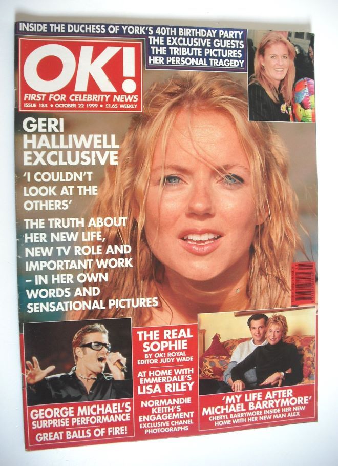 OK! magazine - Geri Halliwell cover (22 October 1999 - Issue 184)