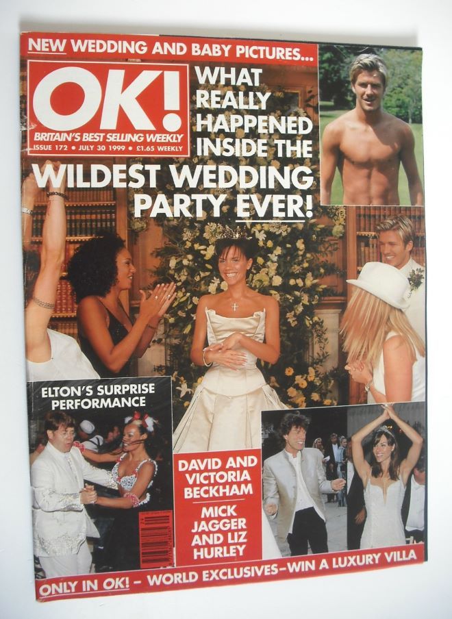 OK! magazine - Victoria Beckham cover (30 July 1999 - Issue 172)
