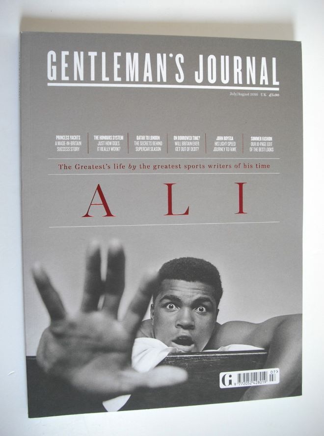 Gentleman's Journal magazine - July/August 2016 - Muhammad Ali cover