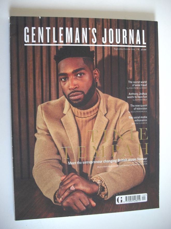 Gentleman's Journal magazine - September/October 2016 - Tinie Tempah cover
