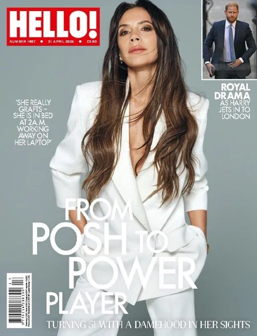Hello! magazine - Victoria Beckham cover (21 April 2025 - Issue 1887)