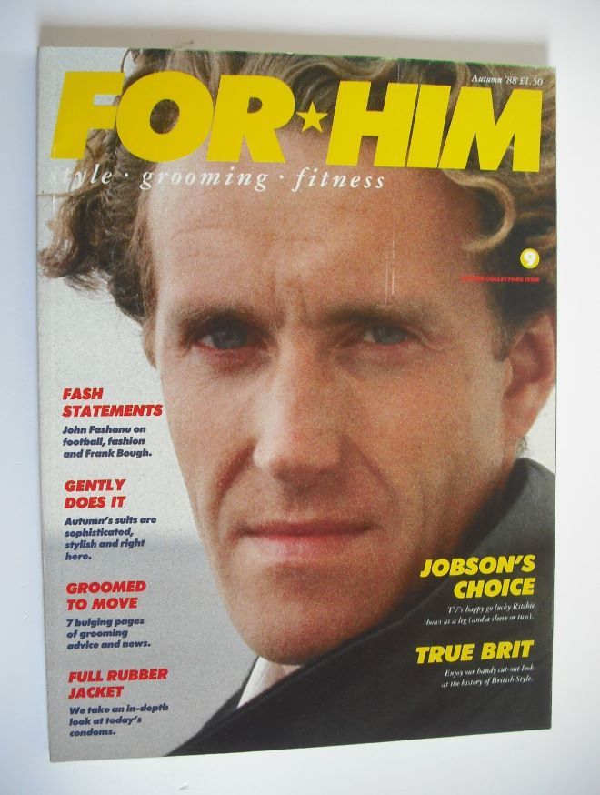 For Him magazine - Richard Jobson cover (Autumn 1988)