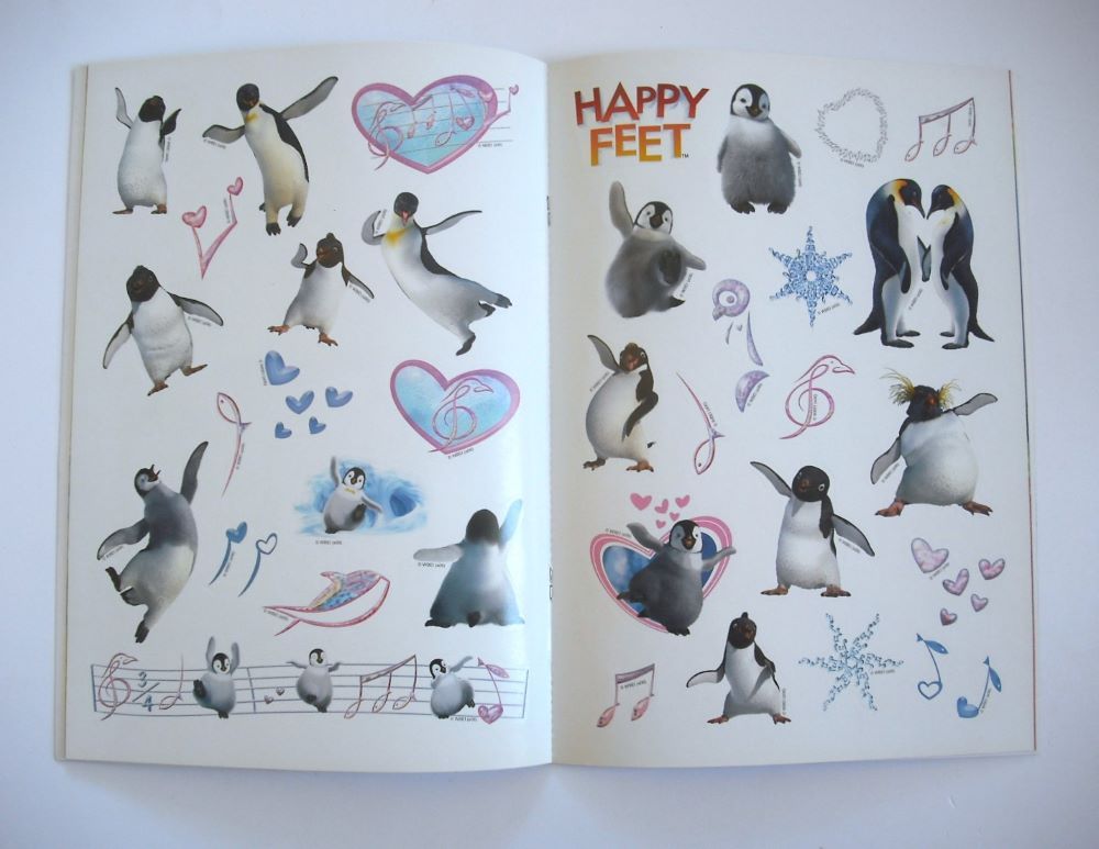 Happy Feet Sticker Book