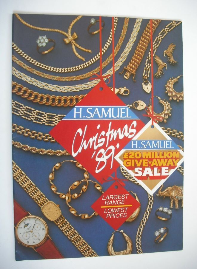 H. Samuel Christmas 1989 brochure