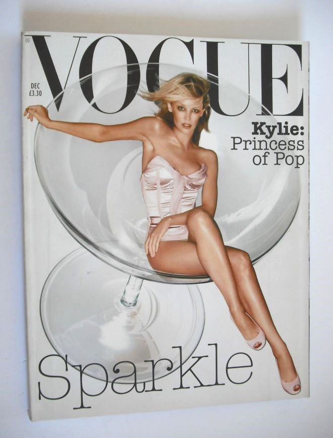 British Vogue magazine - December 2003 - Kylie Minogue cover
