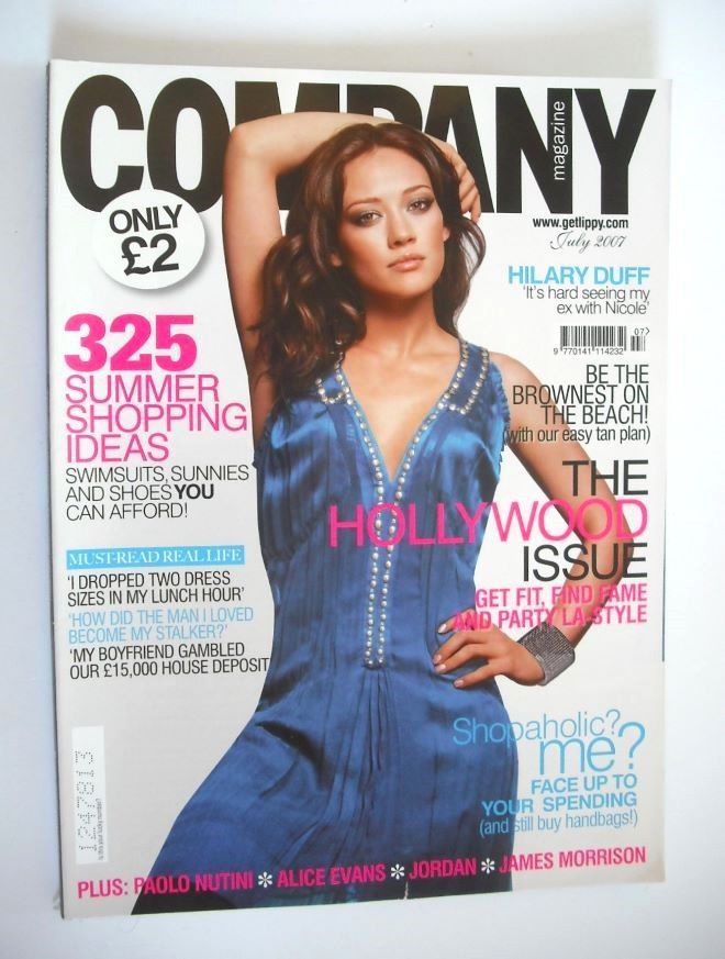 Company magazine - July 2007 - Hilary Duff cover