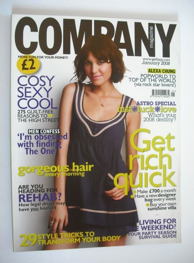Company magazine - January 2008 - Alexa Chung cover