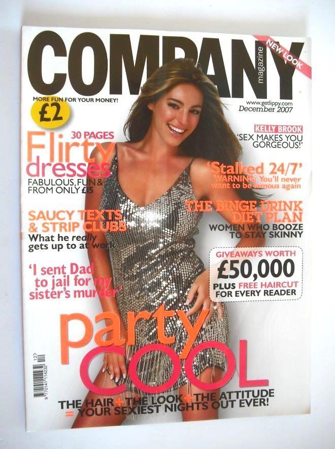 Company magazine - December 2007 - Kelly Brook cover