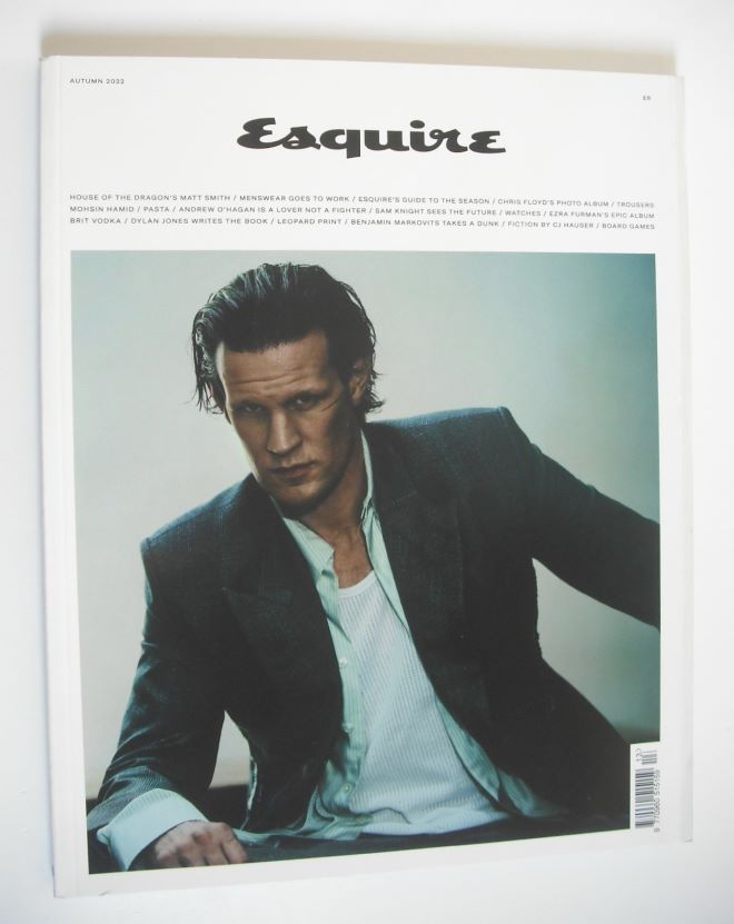 Esquire magazine - Matt Smith cover (Autumn 2022)