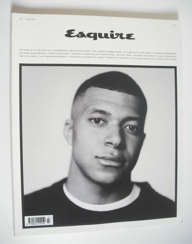 Esquire magazine - Kylian Mbappe cover (July/August 2021)