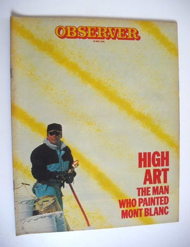 The Observer magazine - High Art cover (18 May 1986)