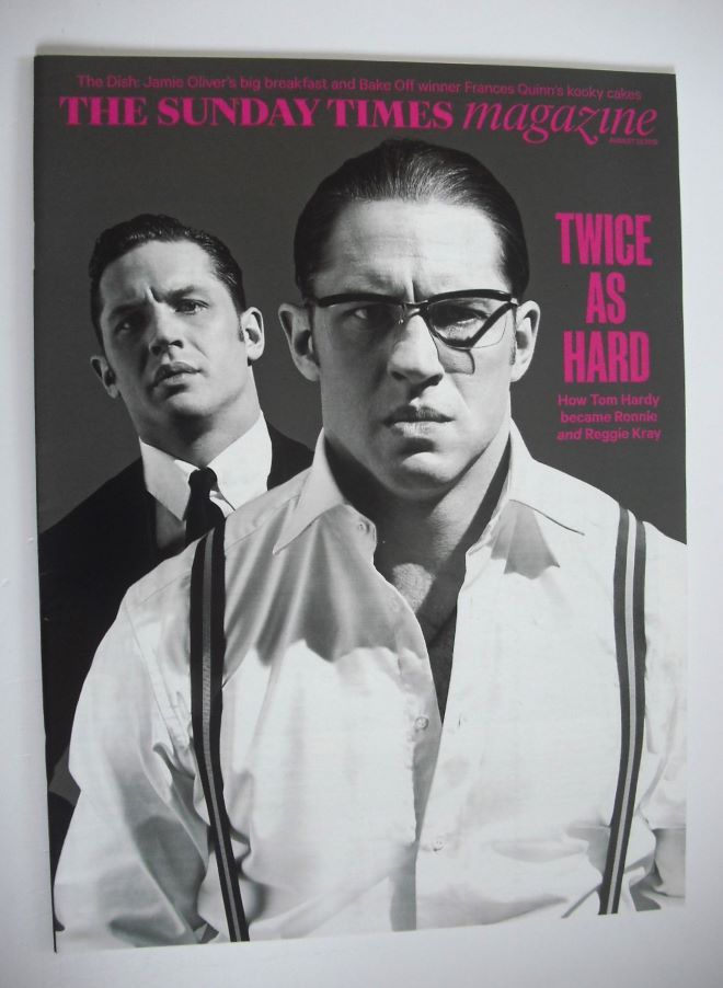 The Sunday Times magazine - Tom Hardy cover (23 August 2015)