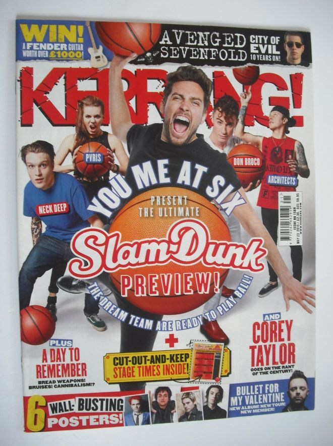 Kerrang magazine - Slam Dunk Preview cover (23 May 2015 - Issue 1569)
