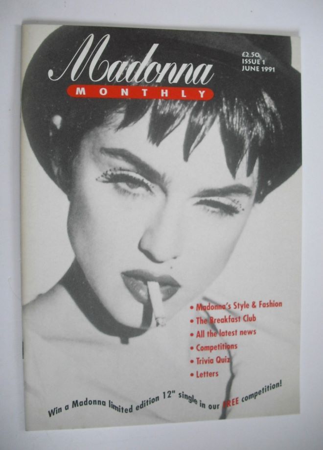 Madonna Monthly magazine - Madonna cover (June 1991 - Issue 1)